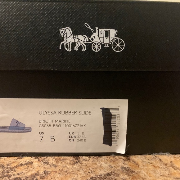 COACH Ulyssa Rubber Slide - Picture 3 of 3